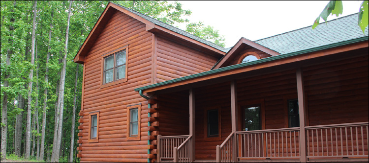 Log Home Staining in Creswell,  North Carolina